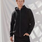 Sustainable Wool Hand Knit Jumper for Men, Hooded Wool Sweater Man, Warm Autumn Sweater with Zip, Handcrafter Organic sweater,  / TEO - Image 4