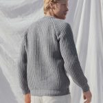 Gray Wool Sweater Crew Neck for Men, Scandinavian Style Winter Men Pullover, Merino Wool Pullover TORO - Image 6