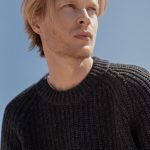Gray Wool Sweater Crew Neck for Men, Scandinavian Style Winter Men Pullover, Merino Wool Pullover TORO - Image 8