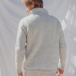 Light Melange Nordic Wool Sweater Men, Sweater Gift for Husband, Norwegian Sweater, Iceland sweater Men, Nordic Jumper in Sporty style /ALDO - Image 6