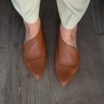 Leather Women Loafers, Pointed Toe Flats, Leather Slippers, Women Shoes, Leather Mules