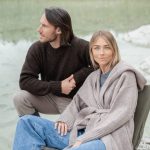 Cozy Long Wool Cardigan with Hoodie and Belt Closure, Super Long Women Cardigan With Hoodie, Long Knitted Jacket with Belt / IEVA - Image 3