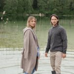 Cozy Long Wool Cardigan with Hoodie and Belt Closure, Super Long Women Cardigan With Hoodie, Long Knitted Jacket with Belt / IEVA - Image 6