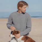 Gray Wool Sweater Crew Neck for Men, Scandinavian Style Winter Men Pullover, Merino Wool Pullover TORO