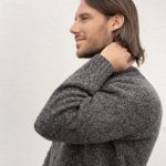 Vintage Merino Wool Sweater for Men, Scandinavian Knit Pullover, Retro Nordic Style Men's Sweater, Warm Winter Gift for Him / ARTHUR - Image 9
