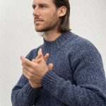 Vintage Merino Wool Sweater for Men, Scandinavian Knit Pullover, Retro Nordic Style Men's Sweater, Warm Winter Gift for Him / ARTHUR - Image 7