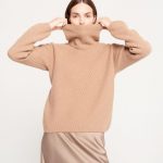 Casual Turtleneck Sweater in Warm Knit Fabric, Cozy Honeycomb pullover top, Chunky Knit Pullover, Cold Weather Sustainable Fashion/ BEATRICE - Image 10