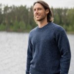 Tweed Sweater for Man, Scandinavian Style Sweater for Man, Vintage Knit Sweater Tweed, Pullover Sweater in Tweed / HENRY - Image 7