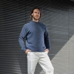 Vintage Merino Wool Sweater for Men, Scandinavian Knit Pullover, Retro Nordic Style Men's Sweater, Warm Winter Gift for Him / ARTHUR - Image 9