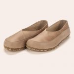 Women Earthing Barefoot Shoes, Minimalist Women Grounding Shoes, Barefoot Tan Cross Ballet Shoes - Image 5
