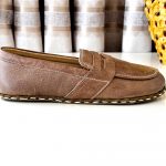Handmade Leather Grounding Moccasins: Women's Barefoot Comfort Shoes - Image 5