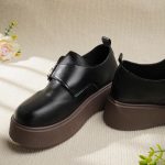 Handmade Black Leather Shoes for Women | Slip-On Flats with Soft Cowhide | Comfortable Casual Shoes - Image 6
