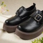Handmade Black Leather Shoes for Women | Slip-On Flats with Soft Cowhide | Comfortable Casual Shoes - Image 7