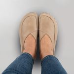 Women Earthing Barefoot Shoes, Minimalist Women Grounding Shoes, Barefoot Tan Cross Ballet Shoes