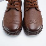Handmade Brown Leather Oxford Flats for Women | Genuine Leather Lace Up Comfort Shoes - Image 5