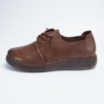 Handmade Brown Leather Oxford Flats for Women | Genuine Leather Lace Up Comfort Shoes - Image 7