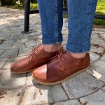 Womens Handmade Grounding Barefoot Shoes | Earthing Shoes | Barefoot Shoes | Crazy Brown - Image 11