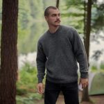 Tweed Sweater for Man, Scandinavian Style Sweater for Man, Vintage Knit Sweater Tweed, Pullover Sweater in Tweed / HENRY - Image 12