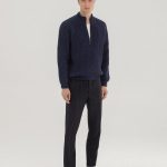 Chunky Knit Half Zip Sweater for Men | Wool Blend Pullover | Minimalist Winter Knit Jumper | Cozy Casual Knitwear Gift for Him / ROCK - Image 16