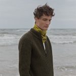 Chunky Knit Half Zip Sweater for Men | Wool Blend Pullover | Minimalist Winter Knit Jumper | Cozy Casual Knitwear Gift for Him / ROCK - Image 6
