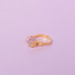 Crystal Ball Hand Eye Infinity Gold Ring - Image 4