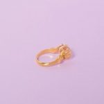 Crystal Ball Hand Eye Infinity Gold Ring - Image 5