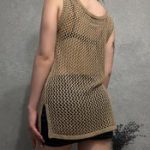 Knit Tank Top – Boho Beach Cover Up - Image 3