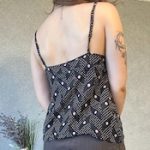 Polka Dot Camisole Top – Black Y2K - Image 4