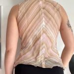 100% Silk Y2K Halter Top by Globus Essentials Fairy Grunge Style - Image 5