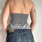 TFNC Ruffle Front Sleeveless Blouse – Striped Statement Top - Image 3
