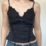 Victorian Style Lace Corset Top - Lace Bustier - Image 2
