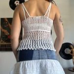 White Siren Crochet Tank – Sheer Lace Boho Top - Image 3
