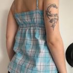 Plaid Babydoll Cami – Tie Front Y2K Top - Image 3