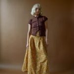 Rosemary Skirt PDF Sewing Pattern | High Waisted Pleated A-Line Skirt