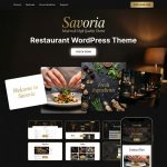 Savoria — Gourmet Restaurant Theme
