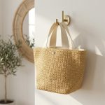 Chic Retro Straw Crossbody Bag - 2025 Summer Beach Vacation Satchel - Pastoral Style Woven Shoulder Bag for Women - Trendy Seaside Purse - Image 3