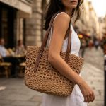 Chic Korean Style Straw Shoulder Bag- Trendy Minimalist Woven Handbag - Simple Texture Summer Tote for Women - Image 10
