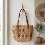 Chic Korean Style Straw Shoulder Bag- Trendy Minimalist Woven Handbag - Simple Texture Summer Tote for Women - Image 5