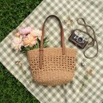 Chic Korean Style Straw Shoulder Bag- Trendy Minimalist Woven Handbag - Simple Texture Summer Tote for Women - Image 9