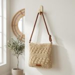 Adjustable Straw Crossbody Bag - Summer Beach Phone Purse - Minimalist Woven Shoulder Bag for Women - Trendy Travel Mini Bag & Boho Satchel - Image 3