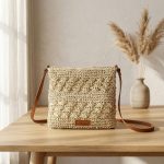 Adjustable Straw Crossbody Bag - Summer Beach Phone Purse - Minimalist Woven Shoulder Bag for Women - Trendy Travel Mini Bag & Boho Satchel - Image 6