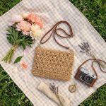 Hand-Woven Straw Shoulder Bag - Versatile Small Summer Beach Bag - Minimalist Boho Handbag & Practical Daily Satchel - Image 9