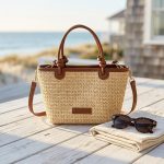 Chic Korean Style Straw Bucket Bag - Summer Woven Vegetable Basket Crossbody - Minimalist Boho Shoulder Bag - Trendy Seaside Vacation Purse - Image 7