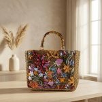 High-End Embroidered Straw Tote Bag - Niche Fashion Woven Handbag - Large Capacity Summer Beach Bag - Elegant Floral Embroidery Shoulder Bag - Image 3
