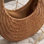 Handmade Rattan Straw Box Bag - Vintage-Style Woven Vanity Case - Aesthetic Small Square Hard Trunk Purse - Image 5