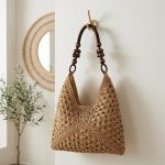 Handmade Fashionable Woven Straw Shoulder Bag - Versatile Boho Summer Beach Purse - Artistic Hollow-Out Tote for Women - Image 5