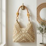 Handmade Fashionable Woven Straw Shoulder Bag - Versatile Boho Summer Beach Purse - Artistic Hollow-Out Tote for Women - Image 4