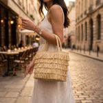 French Style Tassel Straw Handbag - Handmade Pastoral Summer Tote - 2026 New Woven Beach Bag - Elegant Boho Vacation Purse - Image 5