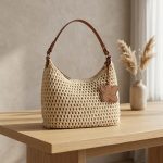 Casual Moment Woven Tote - 2026 Summer Underarm Bag - Lazy Style Commuting Handbag - Versatile Beach Crossbody