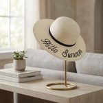 2026 Letter Embroidery Straw Set - Wide Brim Breathable Sun Hat & Large Capacity Tote - Personalized Beach Vacation Duo - Image 11